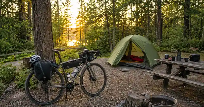 Camping on a Bike