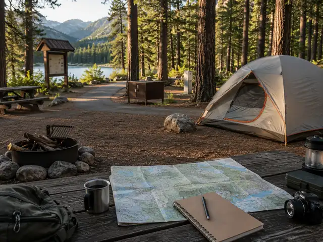 Scenic camping destination in the United States