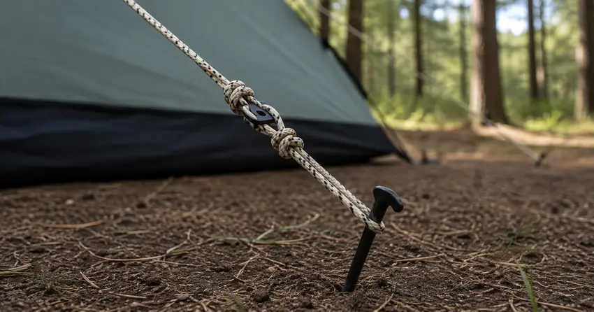 how to tie basic knots for camping