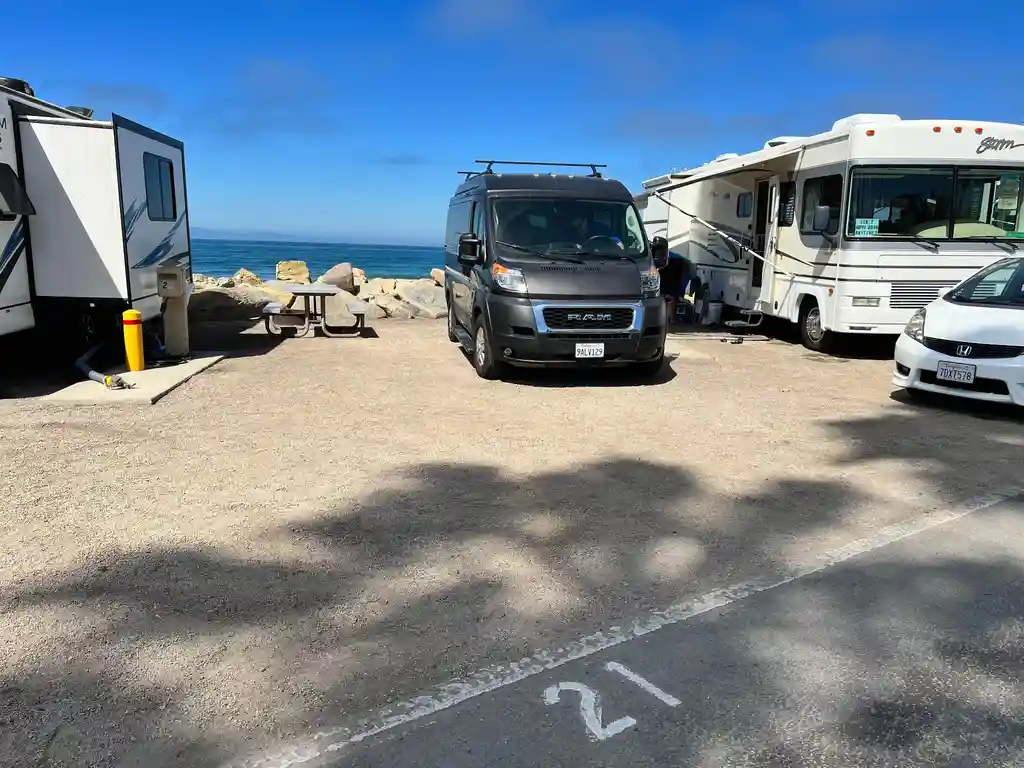 faria beach camping