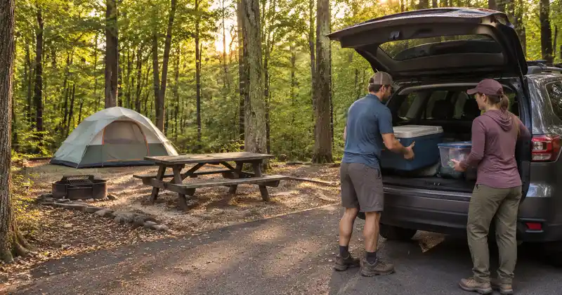 camping smoky mountains cades cove