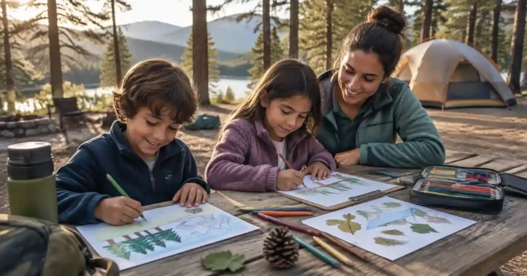 camping art activities
