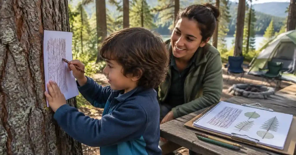 camping art activities