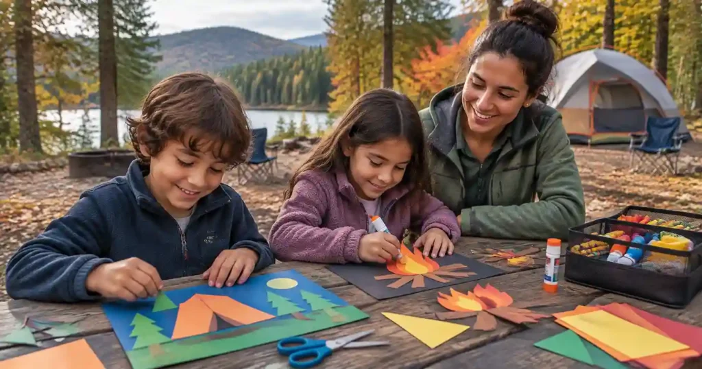 camping art activities