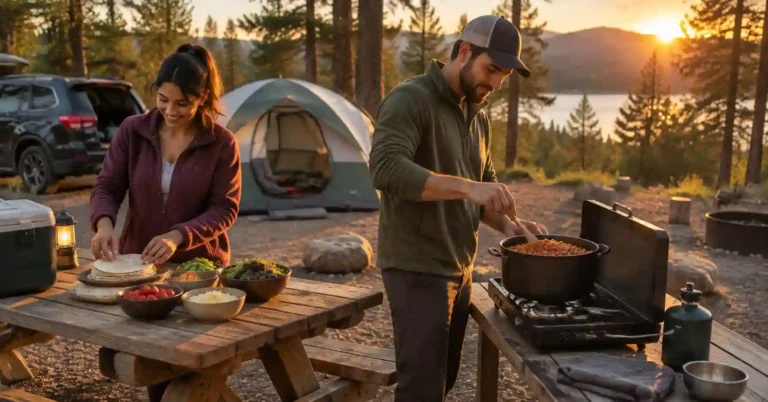 Lazy Camping Food