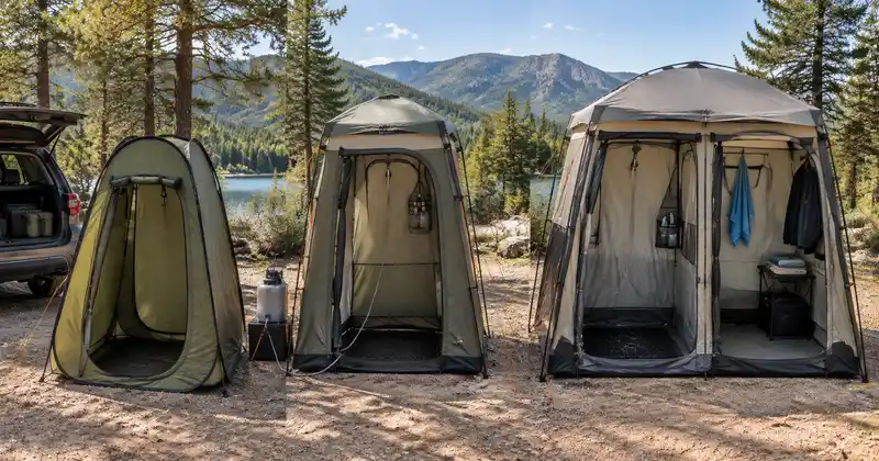 camping shower tent