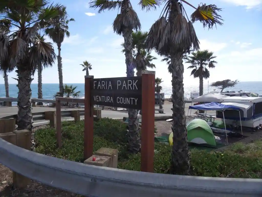faria beach camping