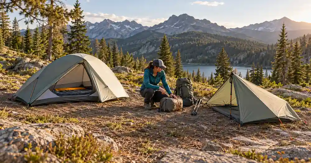 1 person backpacking tent