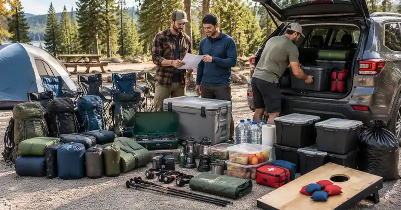 Bachelor Party Camping Trip