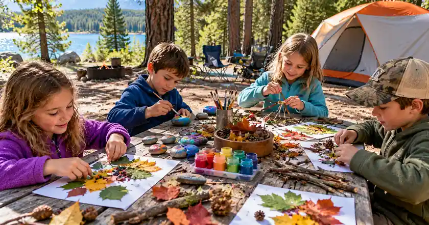 camping art activities