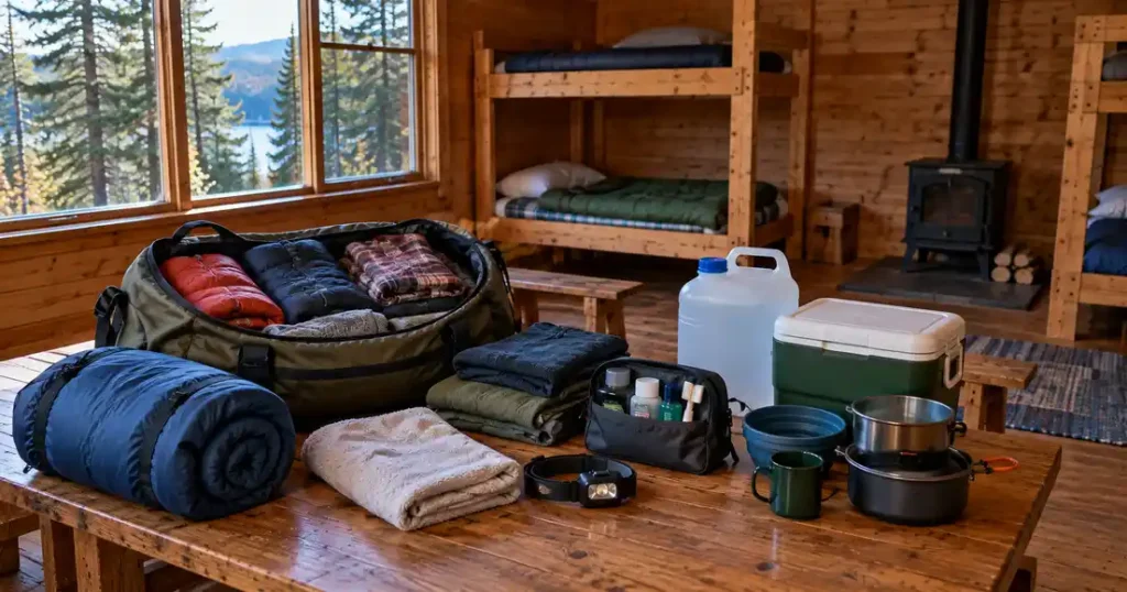 Cabin Camping Checklist