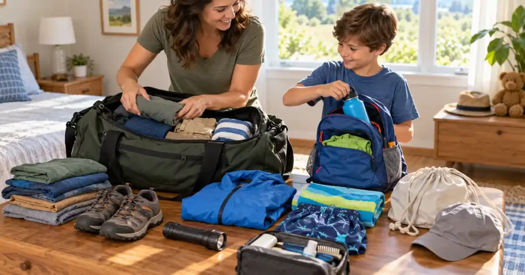summer camp packing checklist